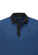 Men's Back Contrast T-Shirt - Blue