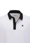 Men's Back Contrast T-Shirt - White