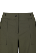 Women's Cargo A Line Half Pants - Dark Khaki