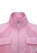 Women's Essential Short Sleeve Pleats Jacket - Pink
