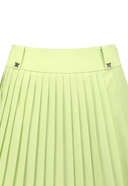 Women's  Pleated Wrap Skirt - Lime
