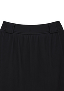 Women's Abstract Volume Flare Skirt - Black