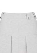 Women's Pleated Skirt - Light Grey
