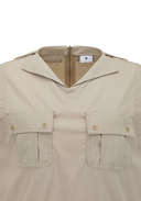 Women's Big Pocket Vest - Beige
