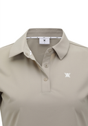 Women's Hybrid Solid T-Shirt - Beige