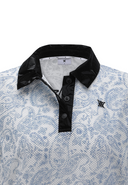 Women's Paisley Mesh T-Shirt - Blue