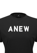 Women's Solid Round Short Sleeve T-Shirt - Black