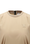 Women's Layered Anorak T-Shirt - Beige