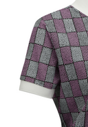 Women's Pattern Short T-Shirt - Pink