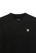 Men's Camo Jacquard Knit Vest - Black