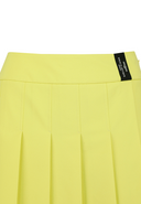Women's Over Pleated Half Pants - Yellow