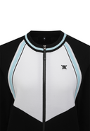 Women's Round Knit Cardigan - Black