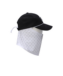 Unisex Cap Stop UV Cut Mask - White