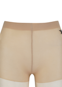 Women's Color Block Stocking - White