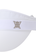 Women's Paisley Block Visor - White