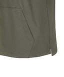 [Legacy Sale] Men Lip Hoodie Short T-Shirt - Khaki