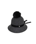 ANEW GOLF Women's Petit Shaped Bucket Hat - Charcoal Gray