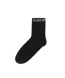 ANEW Golf Men's Essentials Medium Neck Socks - Black