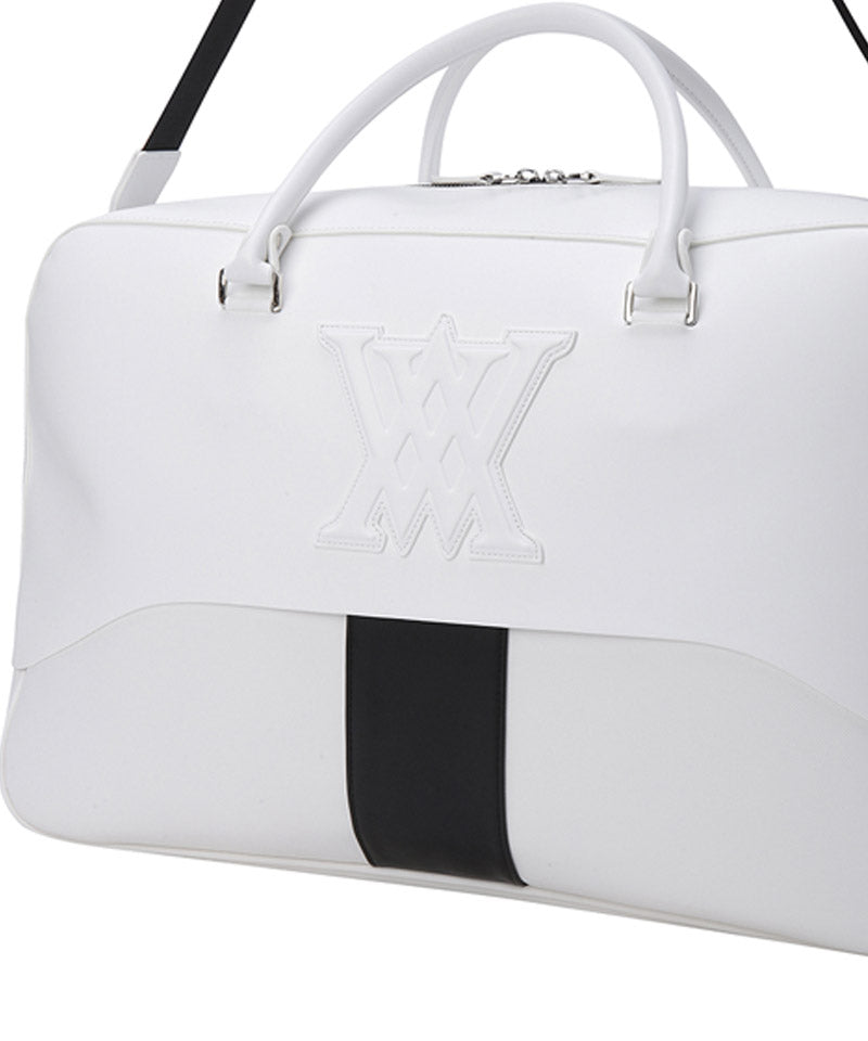 Layered Boston Bag - White