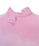 Women's Gradient DTP Mock Neck S/TS - Pink