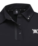 ANEW Golf Women's SM Logo Point Short T-Shirt - Black