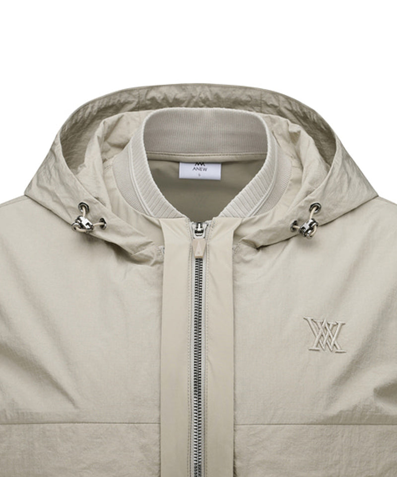 Women's Detachable MA-1 Jacket - Light Beige