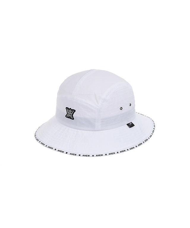 Men's Visor Logo Point Nylon Bucket Hat - 2 Colors