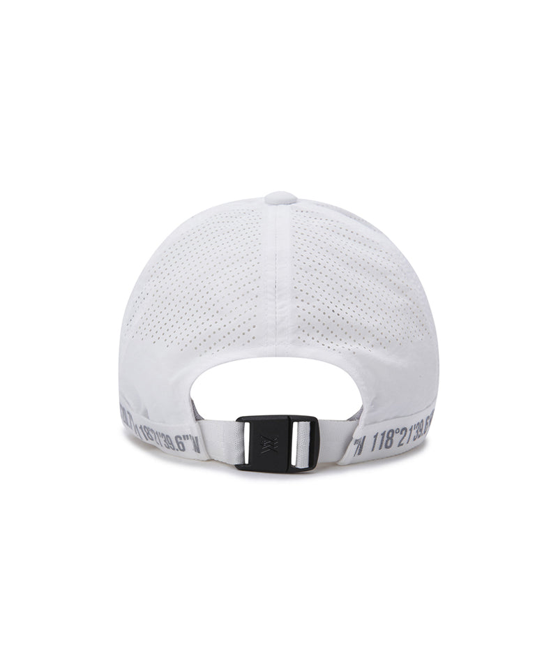 Unisex Strap Cap - White