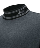 ANEW Golf Women's Winter High Neck Long T-Shirt - Charcoal Gray