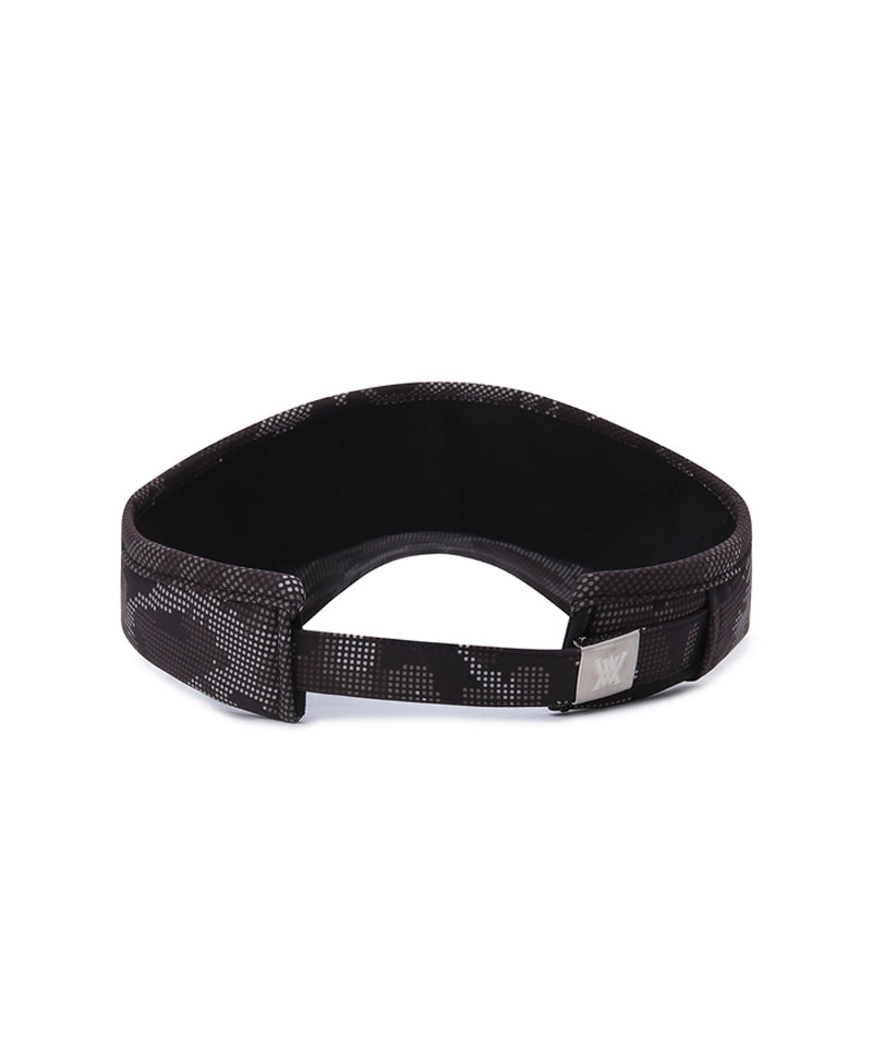 Unisex Dot Camo Visor - Black