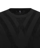[Signature] Men's Big Logo Intarsia Pullover - Black