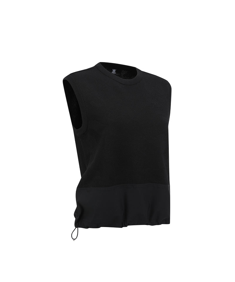 ANEW Golf Women's SM Hybrid Knit Vest - Black