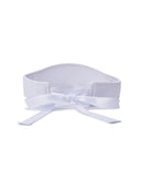 Women's Stripe Visor - White