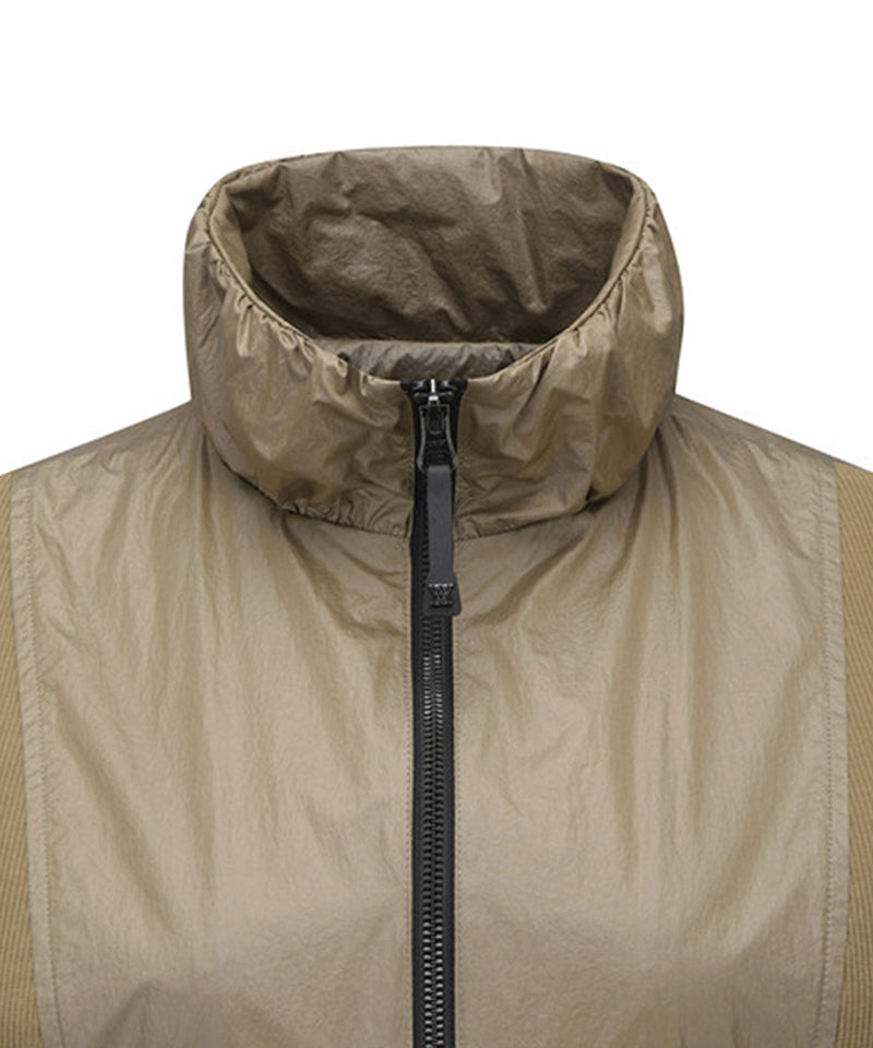 Women's Incision Coloring Point Jacket - Dark Beige – Anew
