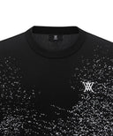 ANEW GOLF Men's SM Pattern Short Round Sleeve Sweater - Black