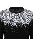 ANEW Golf Women's SP Gradation Pattern Sweater - Black