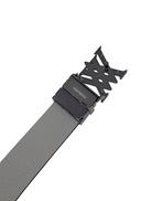 Men's Two Way Pattern Belt - Black