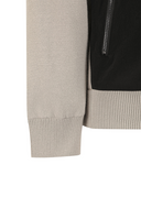 Men's Woven Hybrid Sweater Cardigan - Khaki Beige
