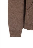 Men's Comfort Hoodie Knit Cardigan - Brown