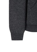 Men's Comfort Hoodie Knit Cardigan - Charcoal Grey