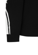 Men's Logo Sleeve Crewneck Sweater - Black