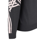 Men's Logo Sleeve Crewneck Sweater - Charcoal Grey