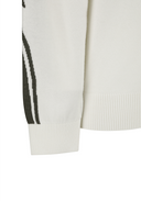 Men's Logo Sleeve Crewneck Sweater - Off White