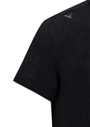 Men's Wave Textured Transition Short Sleeve T-Shirts - Black
