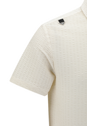 Men's Wave Textured Transition Short Sleeve T-Shirts - Cream