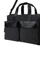 Uni Color Block Boston Bag - Black