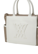 Women's Two Tone Tote Bag - Ivory