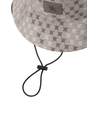 Uni Logo Mosaic Reversible Bucket Hat - White