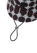 Uni Seasonal Pattern Bucket Hat - Brown