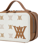 Uni Logo Stitch Square Pouch - Ivory